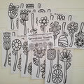 Colour Me in Springtime Flowers