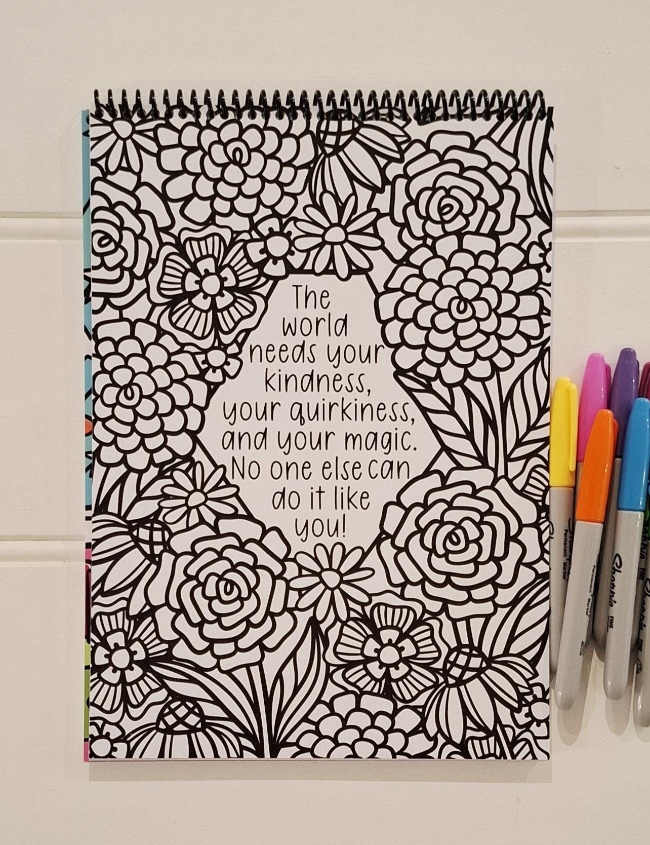 Colour Me In #BigBook3 - Positive Quotes