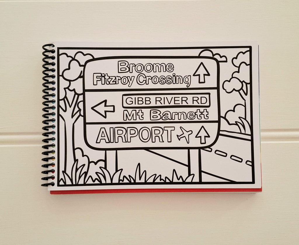 Colour Me In #Kimberley - Australian Outback Activity Book 🦘