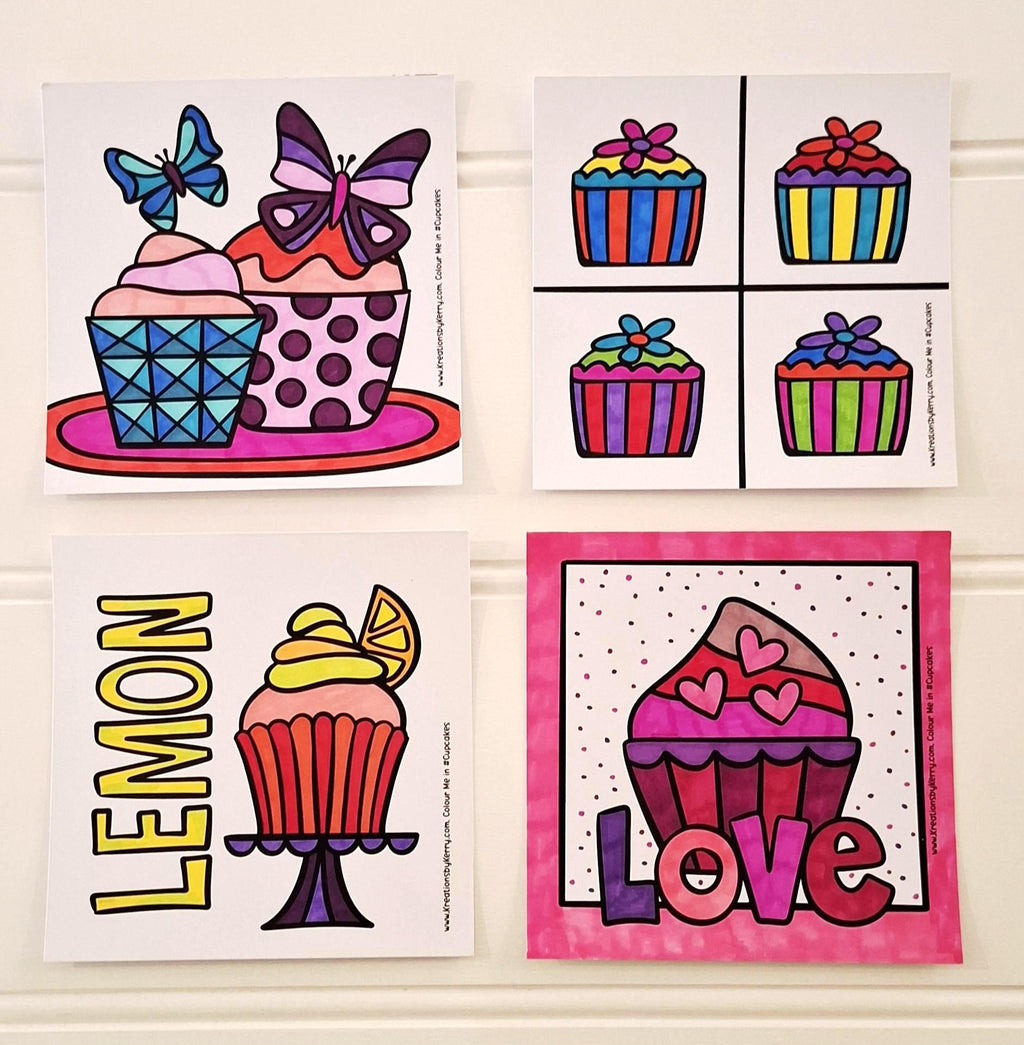 Colour Me In #Cupcakes