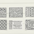 Shapes & Lines Kit - Colour Me in