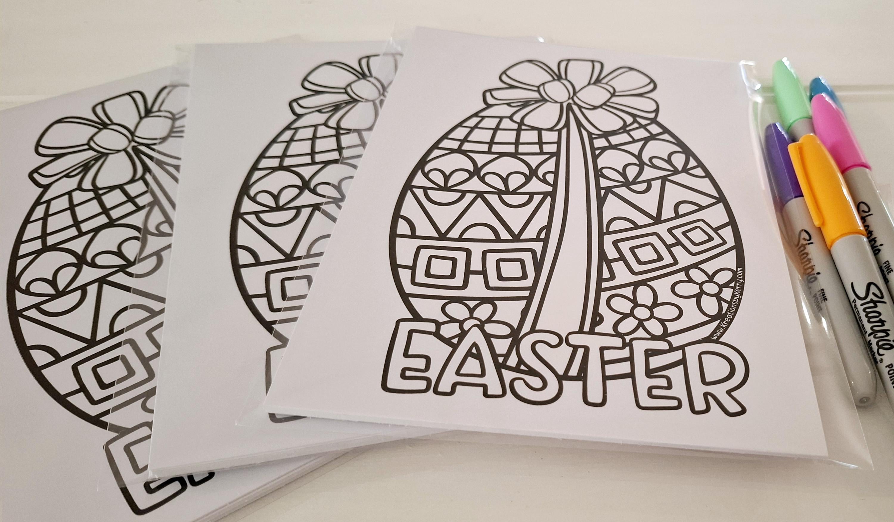 Colour Me In - Easter