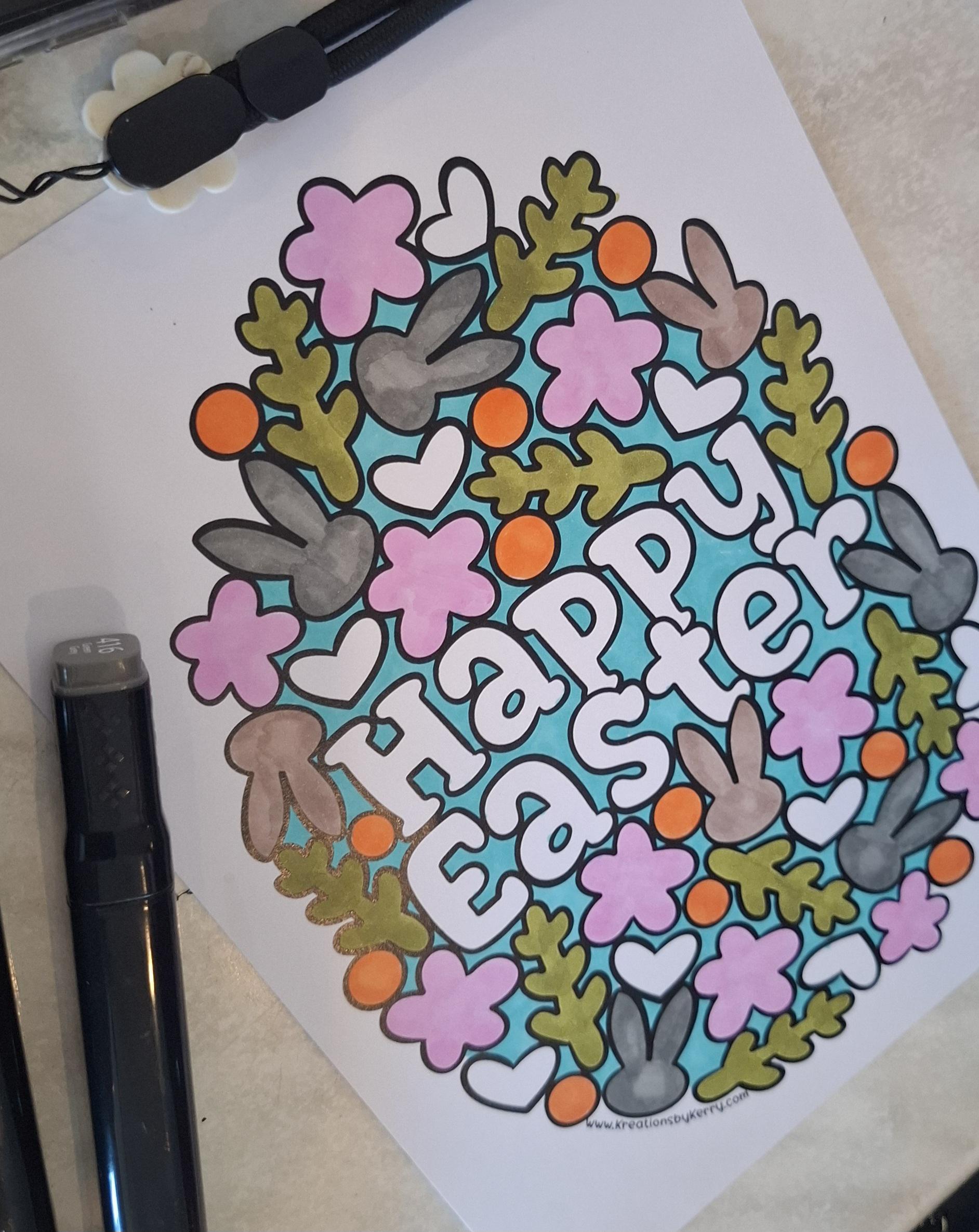 Colour Me In - Easter