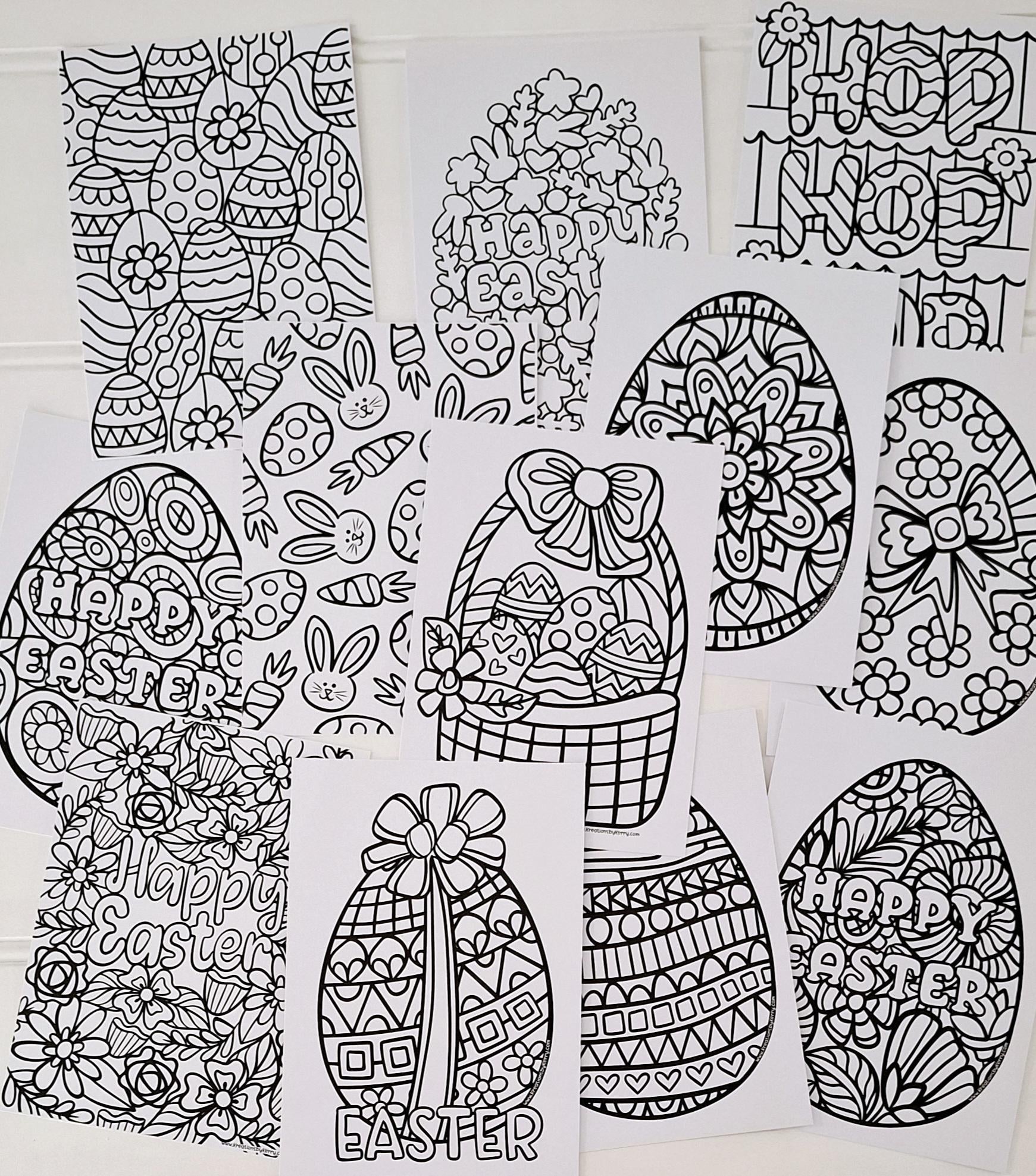 Colour Me In - Easter