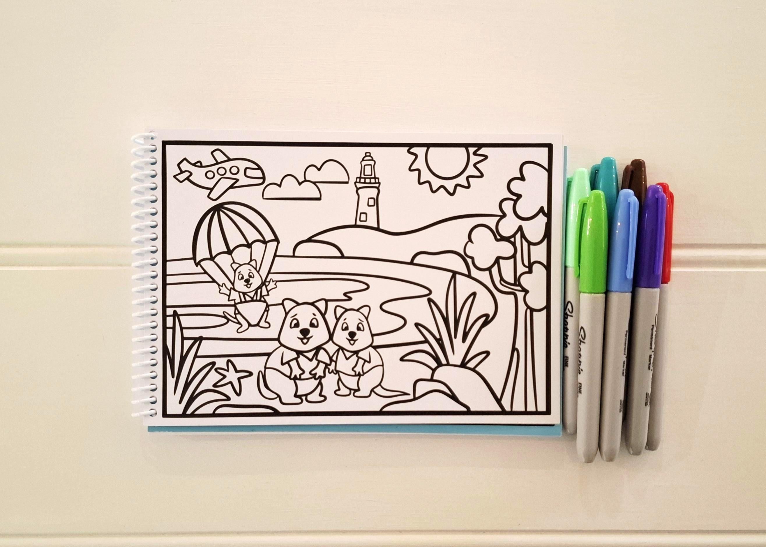 Colour Me In #Rottnest Activity Book