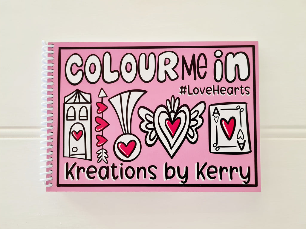 Colour Me In - Love Hearts